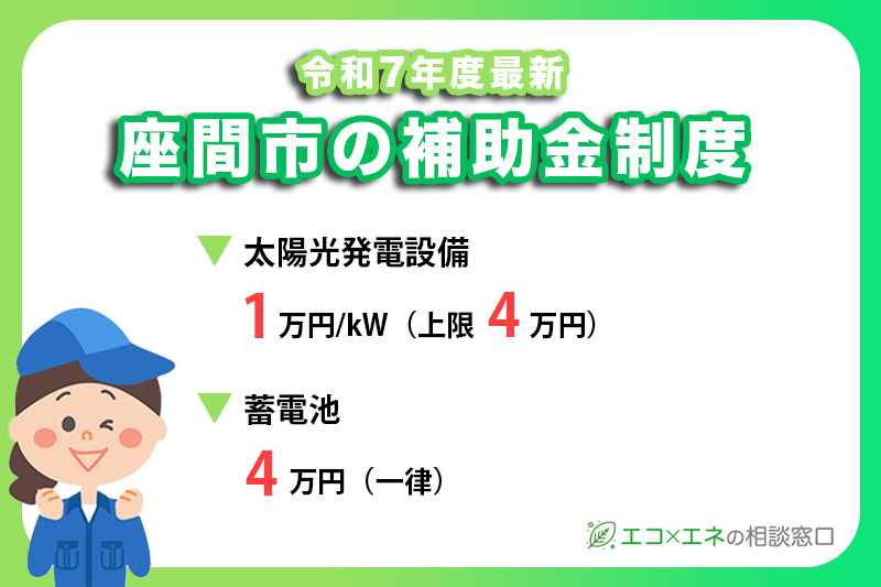 座間市の太陽光発電補助金