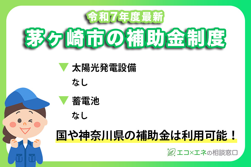 茅ヶ崎市の太陽光発電補助金