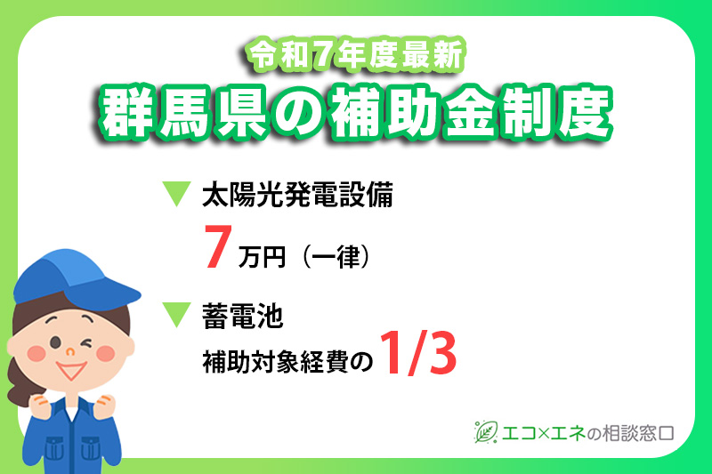 群馬県の補助金制度