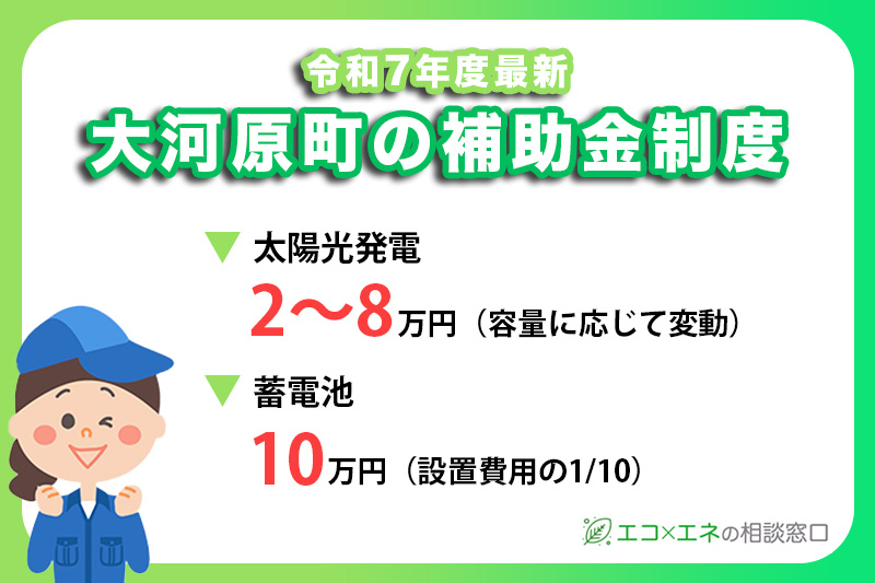【2025年最新】大河原町の太陽光発電・蓄電池補助金制度