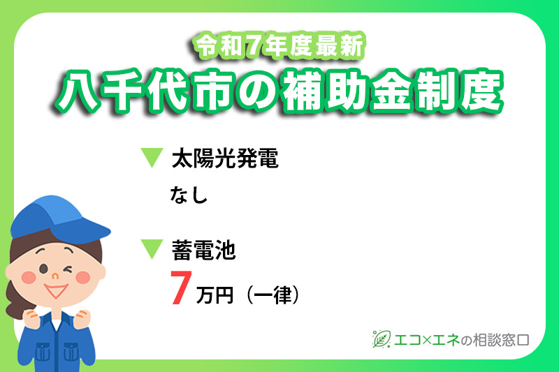 【2025年最新】八千代市の蓄電池補助金制度