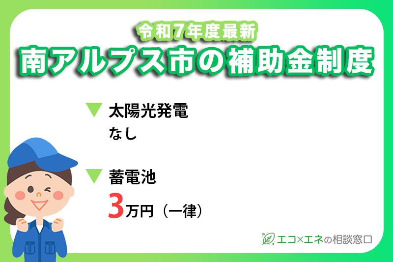 【2025年最新】南アルプス市の太陽光・蓄電池補助金制度