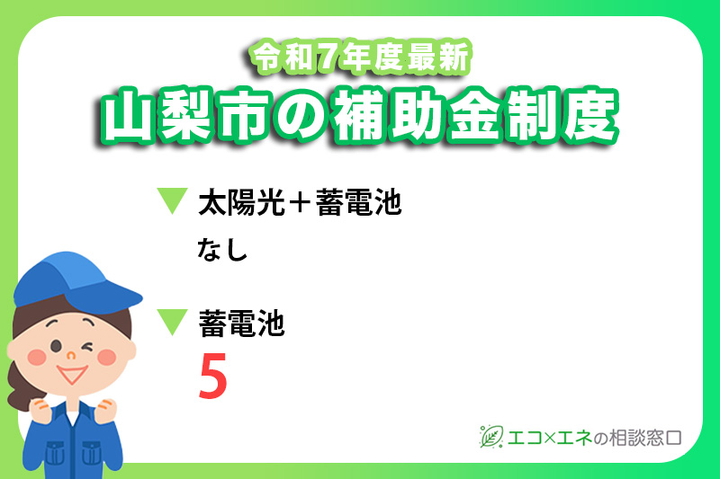【2025年最新】山梨市の太陽光・蓄電池補助金制度