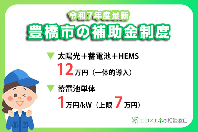 【2025年最新】豊橋市の太陽光発電・蓄電池補助金制度
