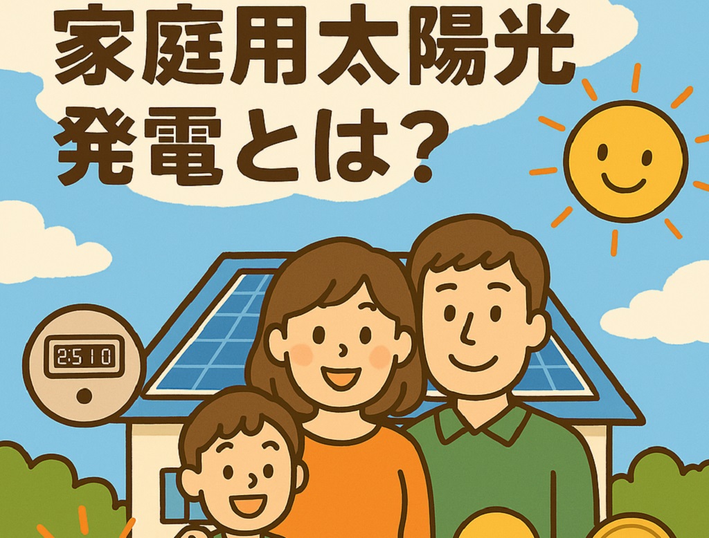 家庭用太陽光発電とは？仕組みやメリット、設置費用の相場を徹底解説