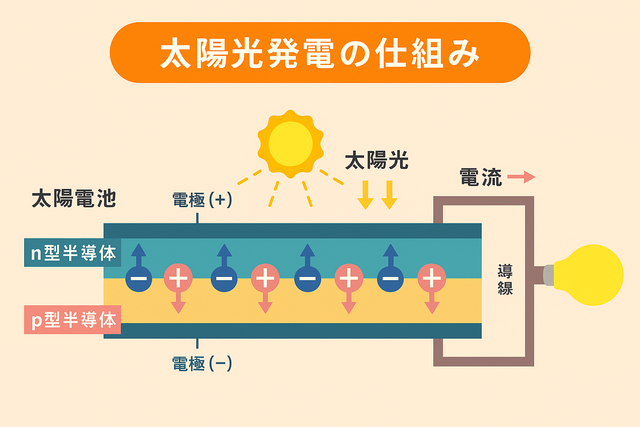 太陽光発電の仕組み