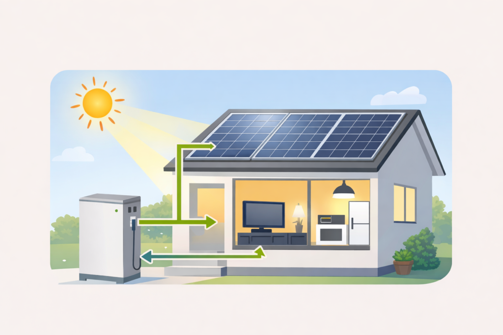 太陽光＋蓄電池のセット画像