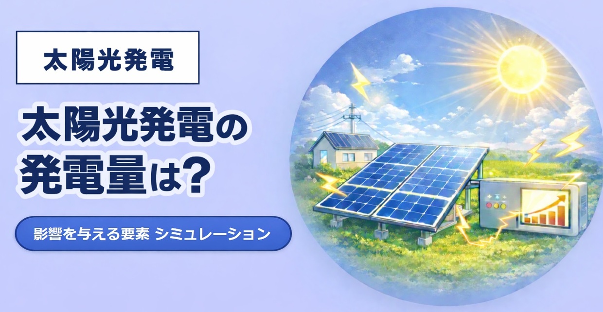 太陽光発電の発電量は？