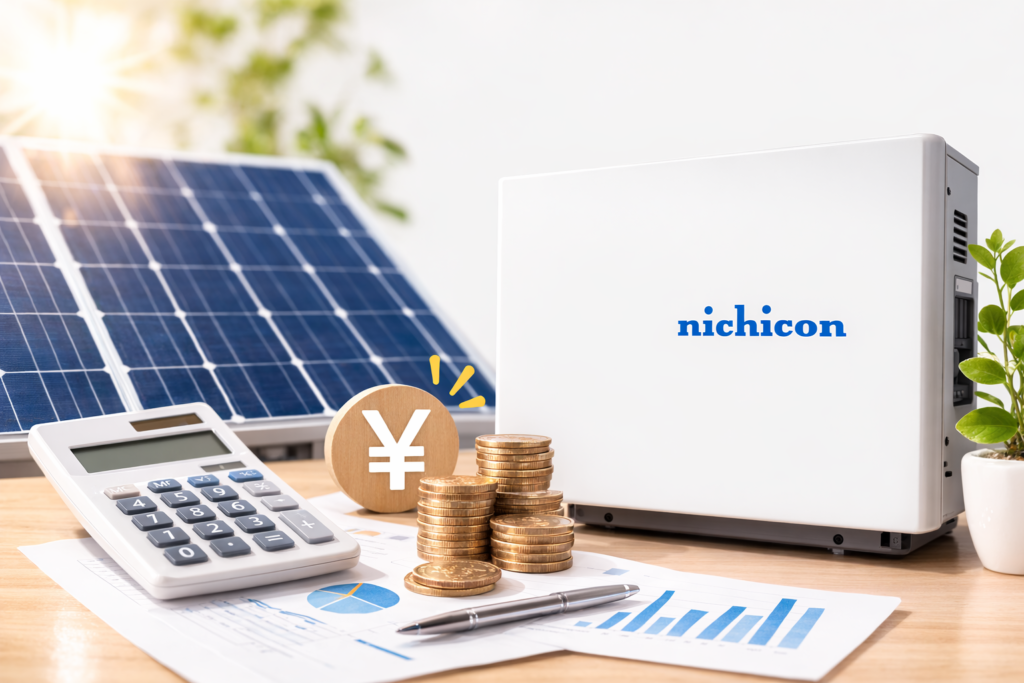 ニチコンのパワコンの価格イメージ画像