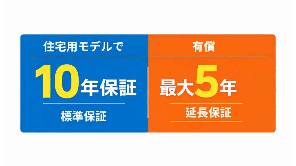 デルタ電子のパワコンの保証