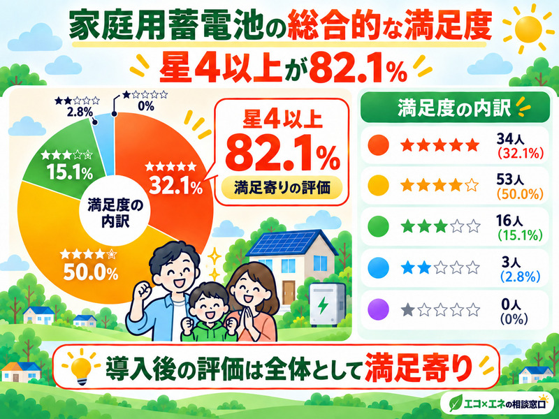 実際に導入した方の総合的な満足度