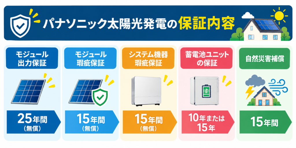 パナソニック太陽光発電の保証内容